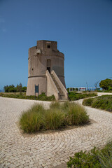 Fototapeta na wymiar Torre Suda, Apulien, Salento, Italien Turm