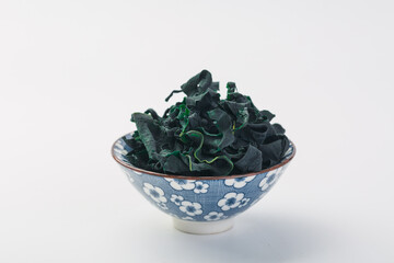 Marine green food gourmet kelp wakame