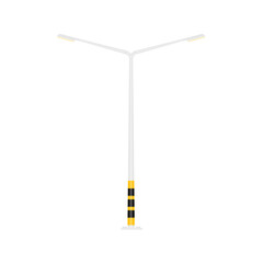 Illustration of the lamppost.