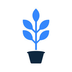 Ecology, pot plant icon. Well organized and editable Vector.