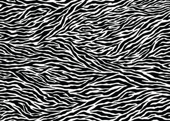 Zebra print vector pattern. Abstract animal print vector illustration background. Wildlife fur skin design illustration. For web, home decor, fashion, surface, graphic design
