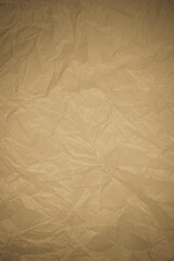 Crumpled paper recycling background.