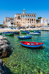 San Vito di Polignano seen from the sea
