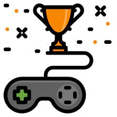 gamification line icon