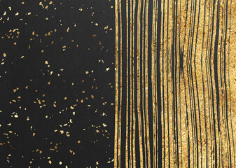 背景 テクスチャ 金箔 高級感 フレーム 年賀状 正月 和紙 壁紙 キラキラ レトロ アンティーク