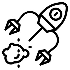 nanobots line icon