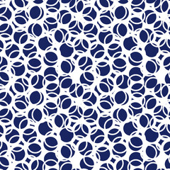 Stylized circles, forms pattern. Circular figures seamless ornament. Geometric motif. Rounds background. Circle shapes ornate. Ethnic image. Digital paper, web design, textile print, abstract, vector.