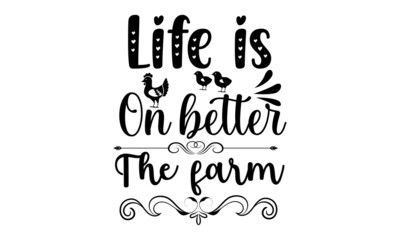 Life is on better the farm svg,Kitchen Split Frame SVG, kitchen svg, cooking svg, Kitchen Monogram svg, Flourish Kitchen SVG