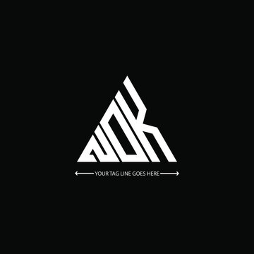 NDK letter logo creative design. NDK unique design
