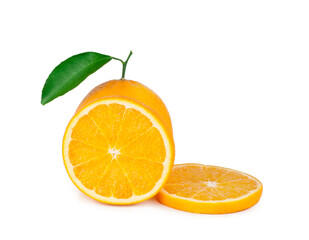 Oranges isolated on a white background