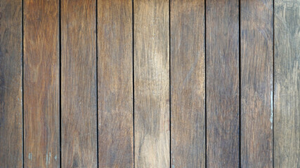 Texture of the wooden wall, Surface grunge of wood board plank, Vertical lines pattern background