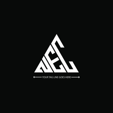 NEC letter logo creative design. NEC unique design
