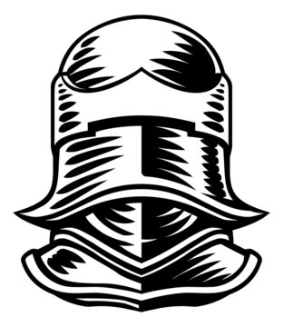recommend clip art: Knight Helmet Armor Helm Medieval Vintage Woodcut