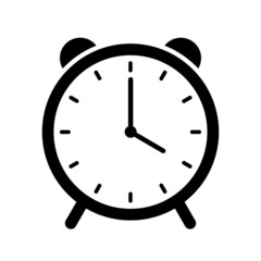 Time and clock icon. Timer, Alarm symbol. Time management and deadline alarm icons.