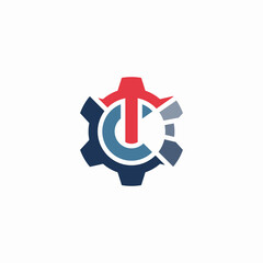 TC gear logo letter abstract