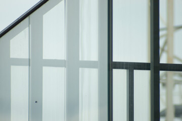 Fototapeta premium Geometric modern architecture detail