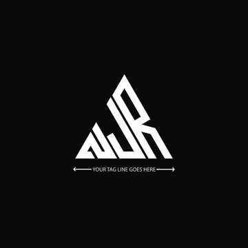NJR letter logo creative design. NJR unique design
