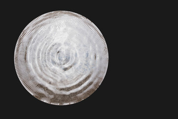 Water in a large metal container