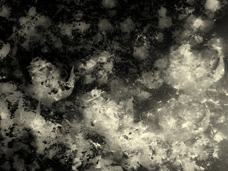 Black Watercolor Fluid. White Abstract Decoration. Texture Frame. Set Template. Paint Ink. Design Water. Art Poster. Splash Summer. Graphic Watercolour