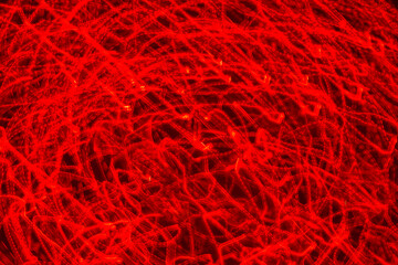 abstract background: red light movement