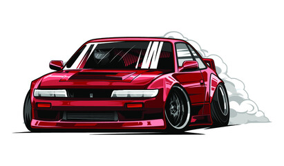 car sport vector illustration