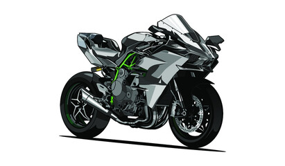 Obraz na płótnie Canvas motorcycle sport bike
