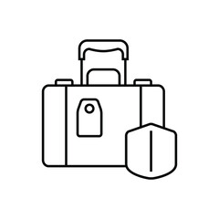 Luggage protection icon