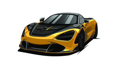 car sport vector illustration