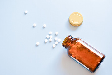 bottle of medicine