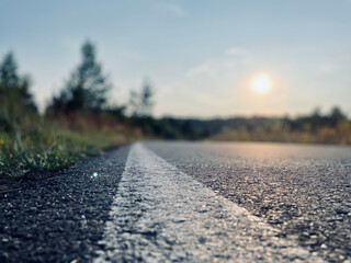road in the countryside