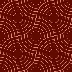 Overlapping Circles Pattern. Seamless pattern. Abstract Background. Ethnic pattern background.