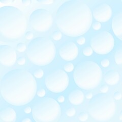 Abstract background. Bubbles circle background. Blue soap bubbles background.