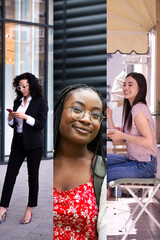 A group of strong women together