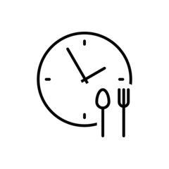 Food delivery icon vector set. Takeaway food illustration sign collection. fast food symbol or logo.