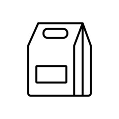 Food delivery icon vector set. Takeaway food illustration sign collection. fast food symbol or logo.