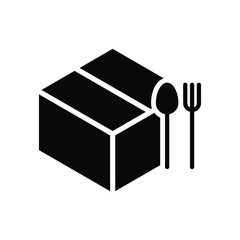 Food delivery icon vector set. Takeaway food illustration sign collection. fast food symbol or logo.