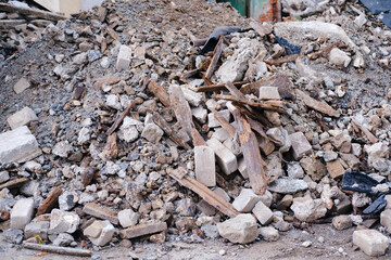 texture old broken brick