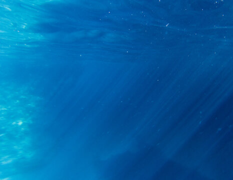blue colored clear underwater surface texture with ripples  splashes and bubbles