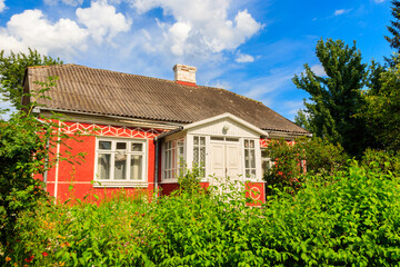 Fototapeta na wymiar Small house in the ukrainian village
