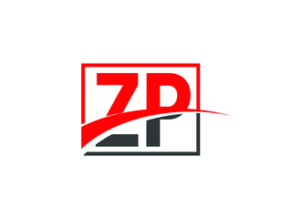 Z P, ZP Letter Logo Design