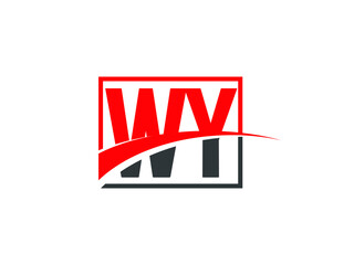 W Y, WY Letter Logo Design