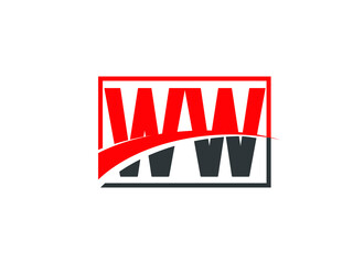 W W, WW Letter Logo Design