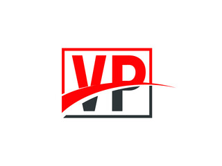 V P, VP Letter Logo Design