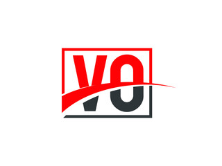 V O, VO Letter Logo Design