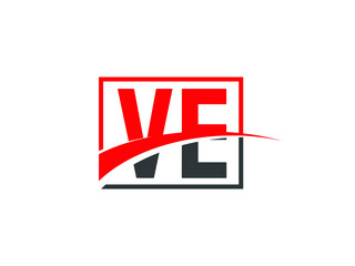 V E, VE Letter Logo Design