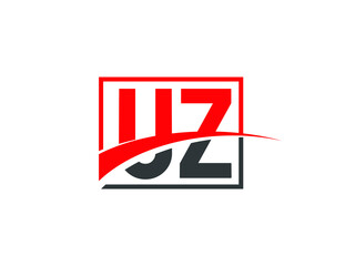 U Z, UZ Letter Logo Design