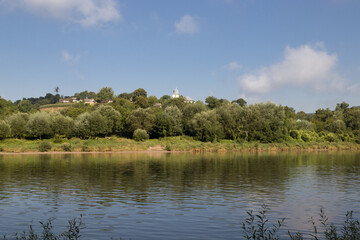 Dniester canyon in the middle of summer day