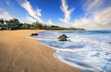 Plage de La Réunion.