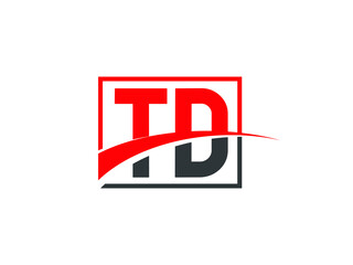 T D, TD Letter Logo Design