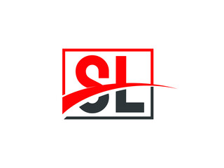 S L, SL Letter Logo Design